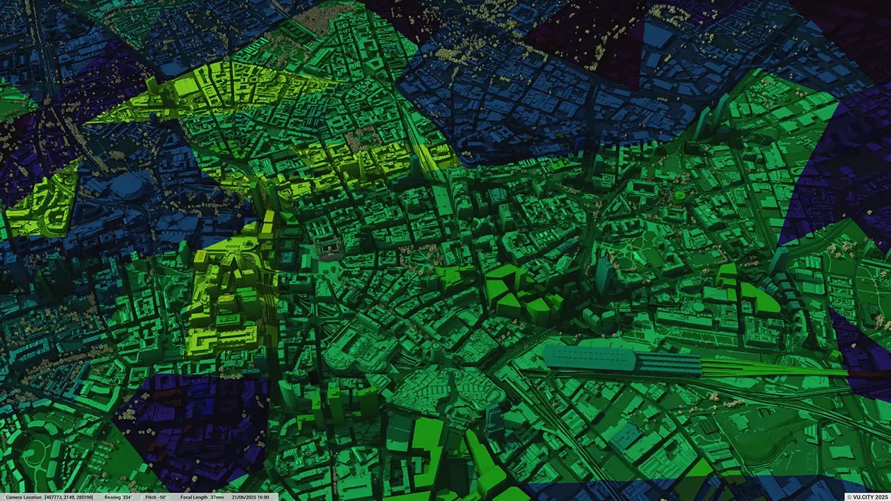 Birmingham 3d Model Digital Twin Vu City